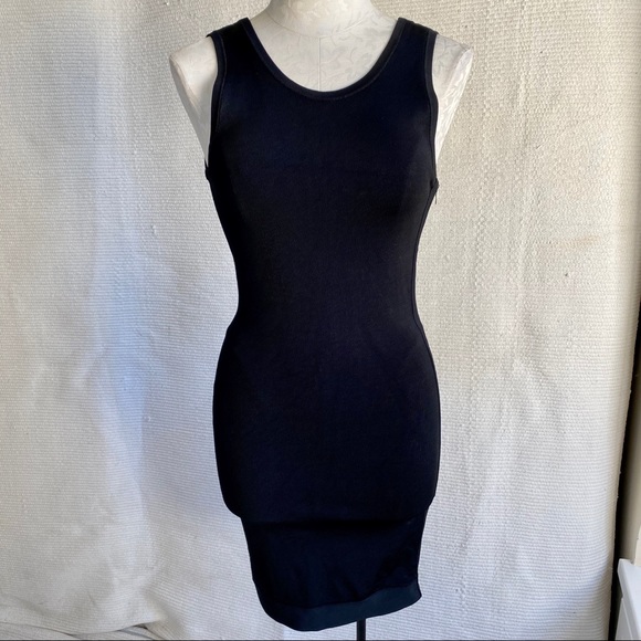 Robert Rodriguez XS Bodycon Zipper Dress Black - Picture 2 of 8